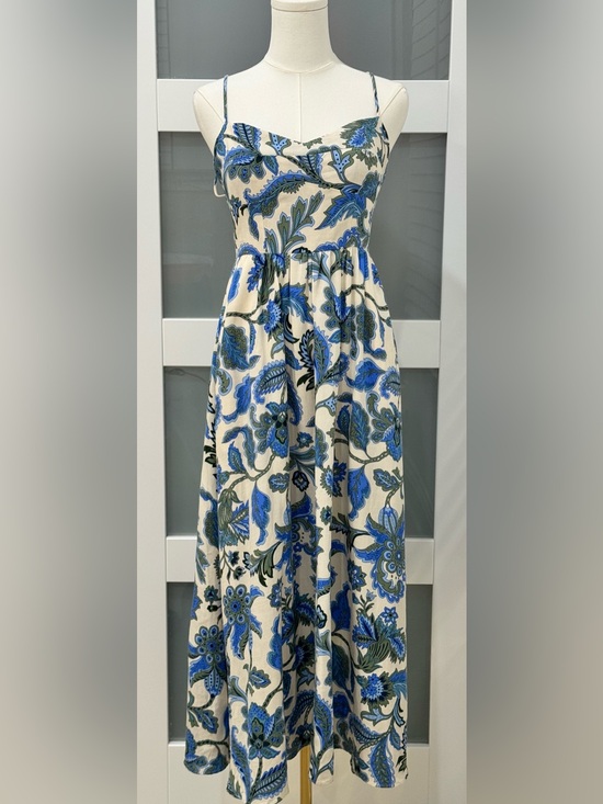 Zara Dresses & Skirts - Zara The June Dress Blue Floral Maxi Dress NWT M $69.90